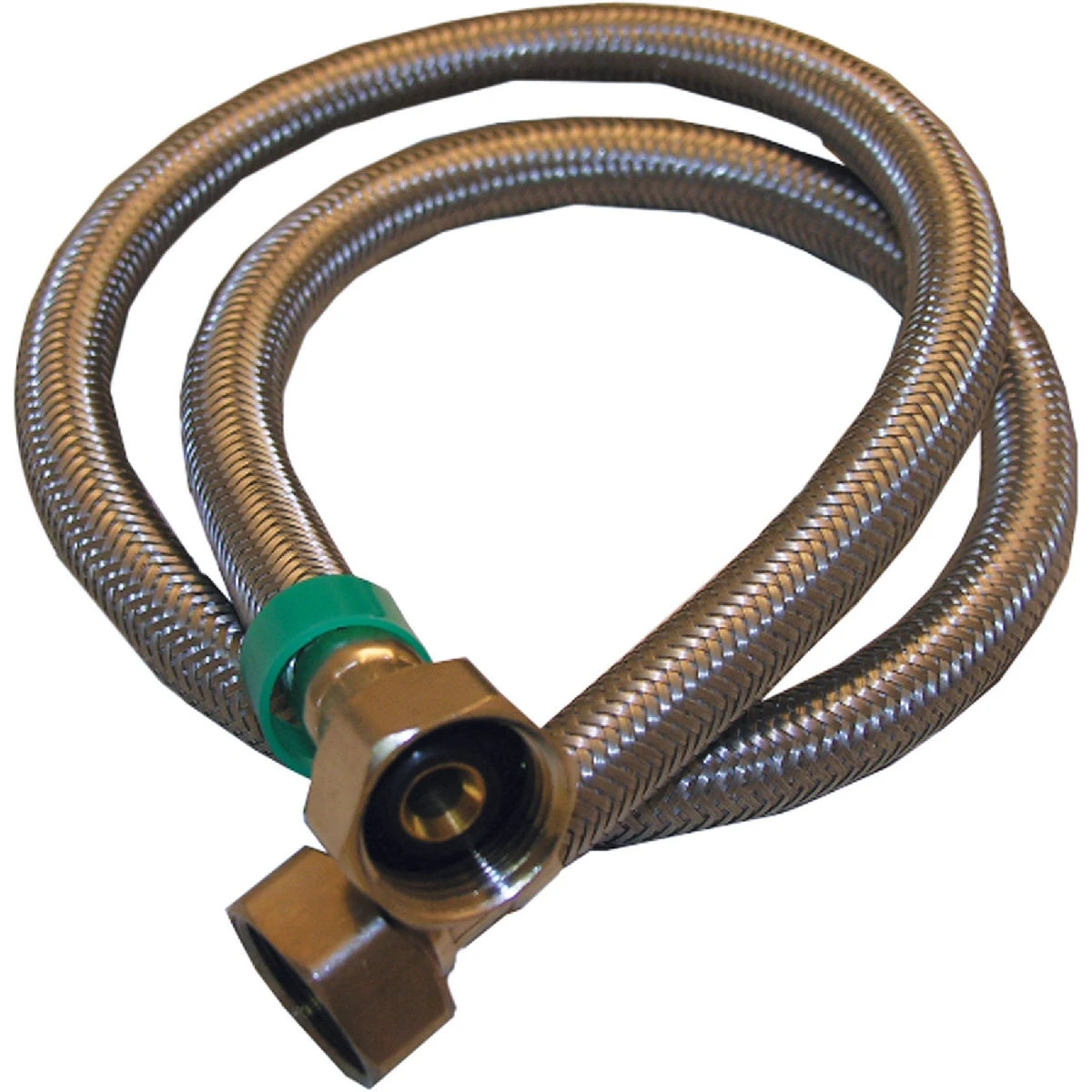 Faucet Connector, Stainless-Steel, 1/2 In. Iron Pipe Size x 1/2 In.Iron Pipe x 36 In.