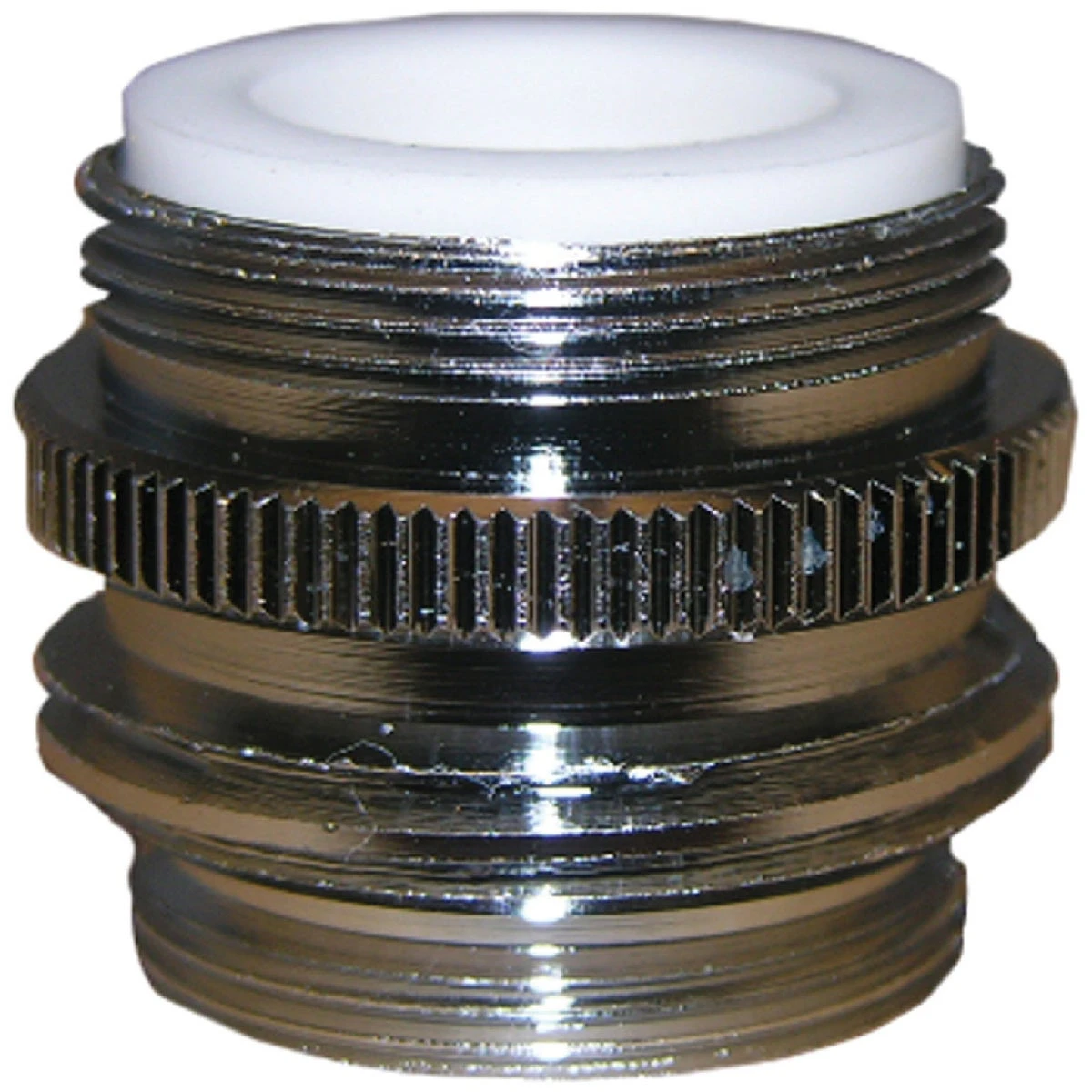 Garden Hose Aerator Adapter, 55/64 In. x 27 x 15/16 In. x 27 x 3/4 In. Male