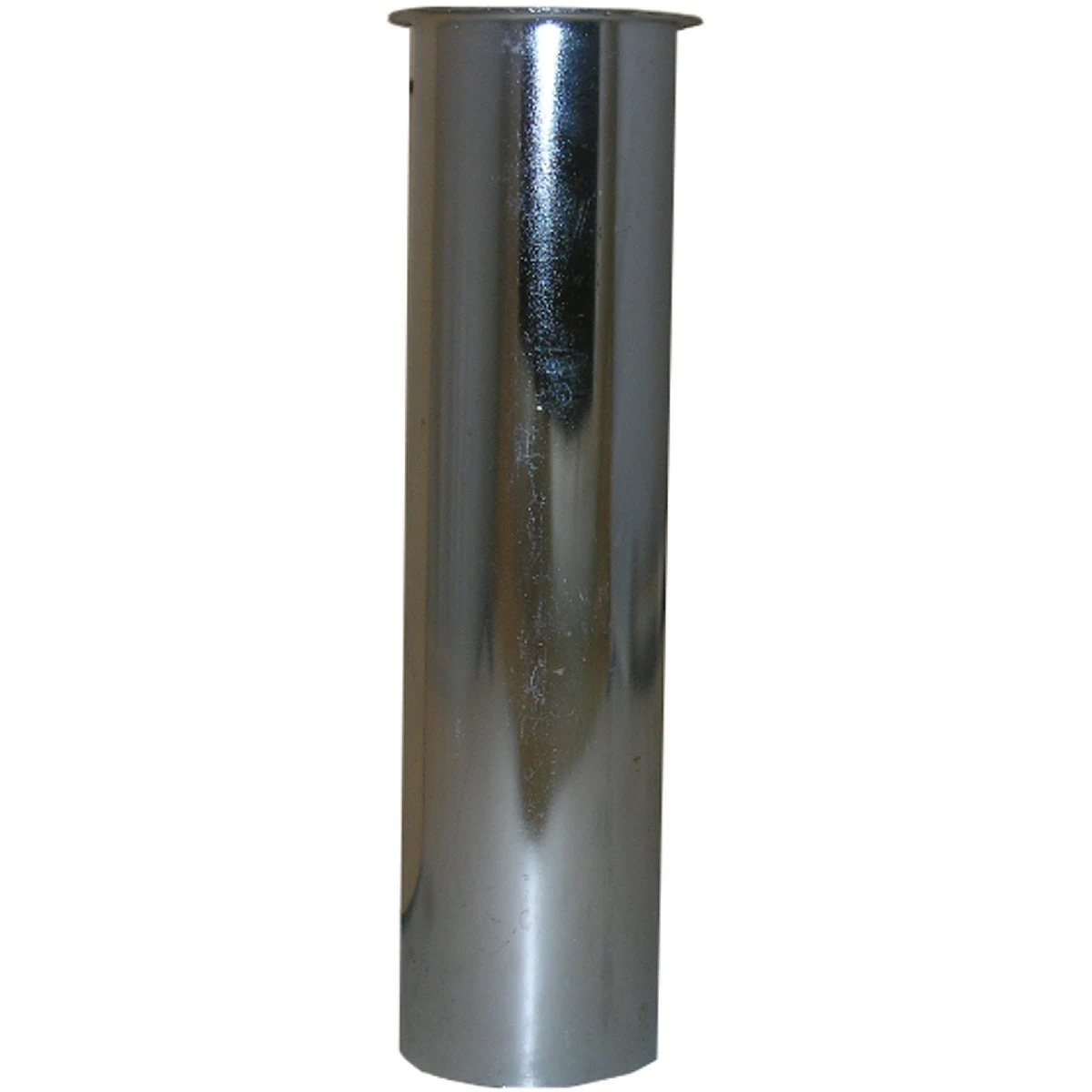 Flanged Sink Tailpiece, Chrome-Plated Brass, 1-1/2 In. O.D. x 6 In.