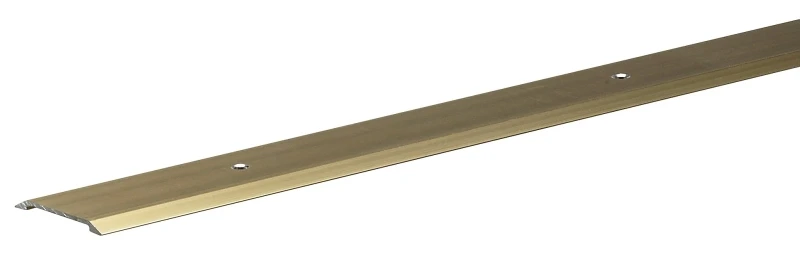 Gold Saddle Flat-Top Aluminum Threshold, 1-3/4 x 1/8 x 36 In.