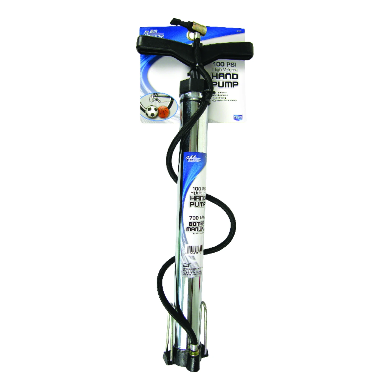 70PSI Chrome Bicycle Tire Pump