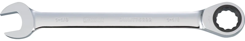 Ratcheting Combination Wrench, Long-Panel, 1-1/8 In.