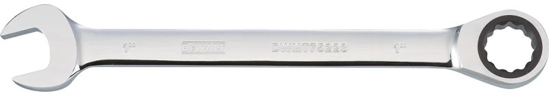 SAE Ratcheting Combination Wrench, Long-Panel, 1 In.