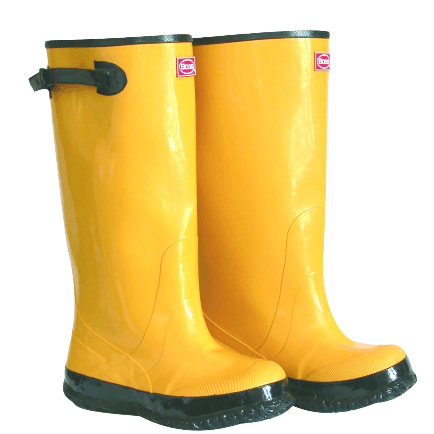 Waterproof Over-The-Shoe Knee Boots, Yellow, 17 In., Size 10