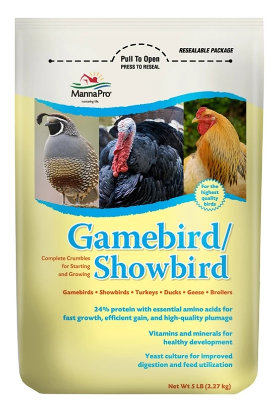 Gamebird & Showbird Feed, 5-Lbs.