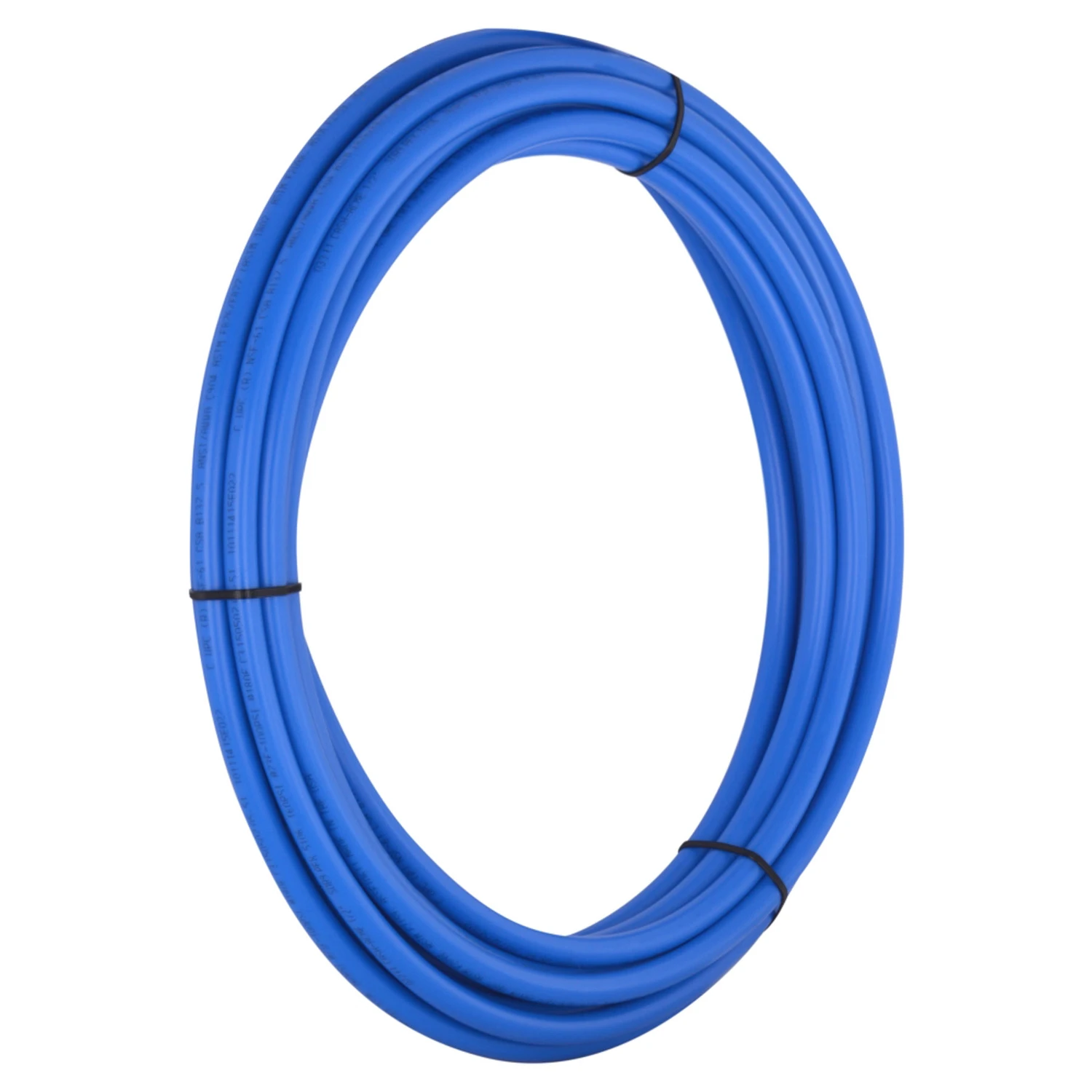 PEX Coil Pipe, Blue, 1/2 In. Rigid Copper Tube Size x 50 Ft.