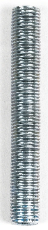 Lamp Nipple, Zinc-Plated, 1/4 IP, 3.5-In.