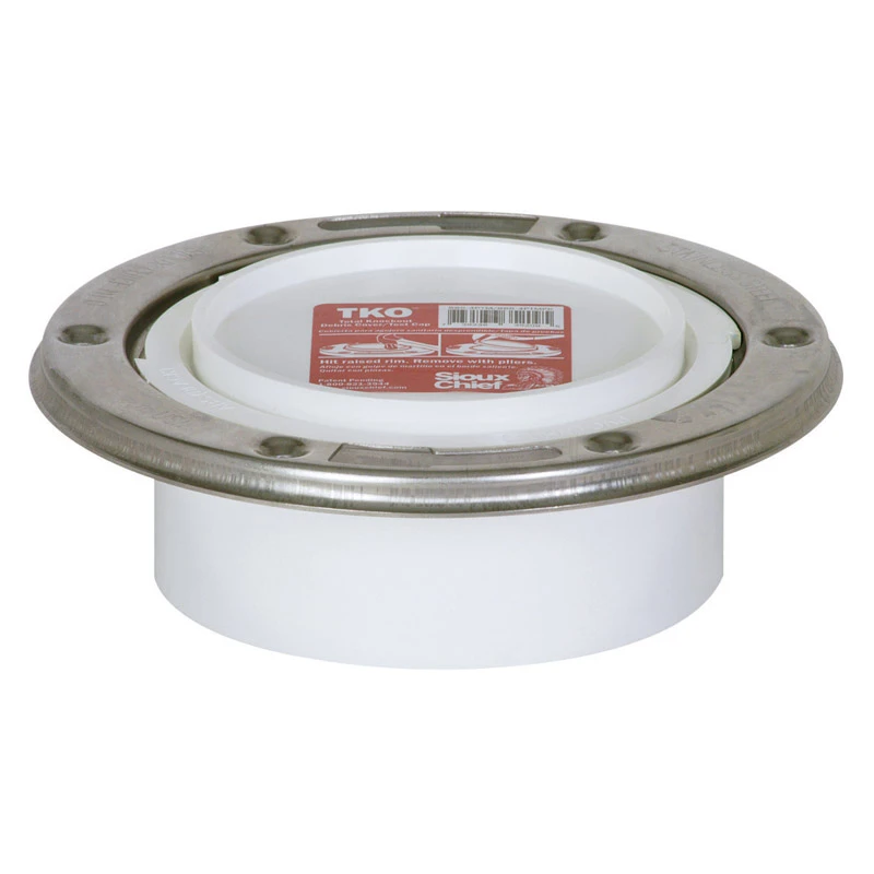PVC Hub Closet Flange, 4 In.