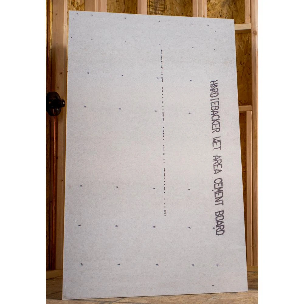 500 Cement Board, 3 x 5-Ft. x 0.5-In.