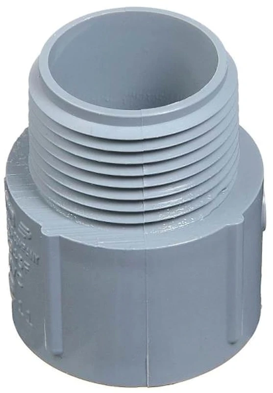 Electrical PVC Terminal Adapter, 3-In.