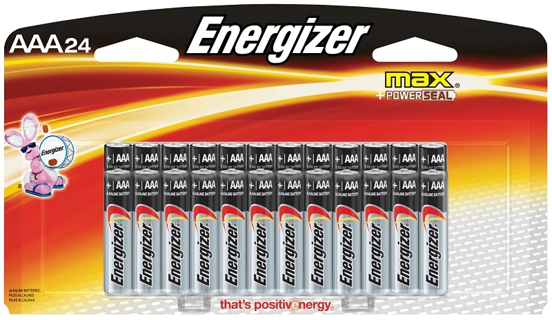 Max AAA Batteries, Triple A Alkaline Batteries, 24-Pack