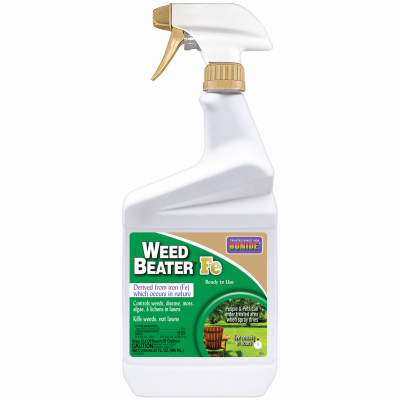 Captain Jack's Lawnweed Brew, Fast-Acting Formula Controls Weeds, Moss, Algae, Lichens & Disease, 32 oz. Spray