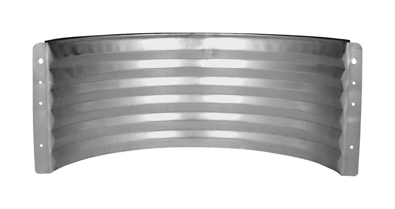 Round Window Well Area Wall, 22-Ga. Galvanized Steel, 18 In.