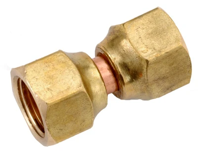 Brass Flare Connector, Lead Free, 1/2 In. Swivel
