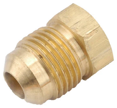 Brass Flare Plug, Lead Free, 1/4 In.