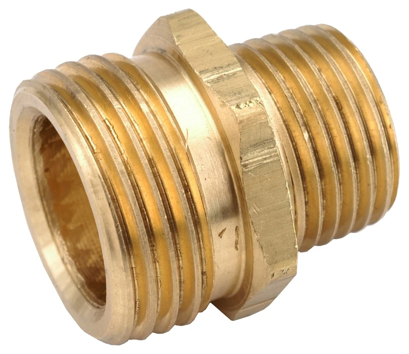 Garden Hose Adapter, Lead-Free Brass, 3/4 MGH x 1/2 In. MIP