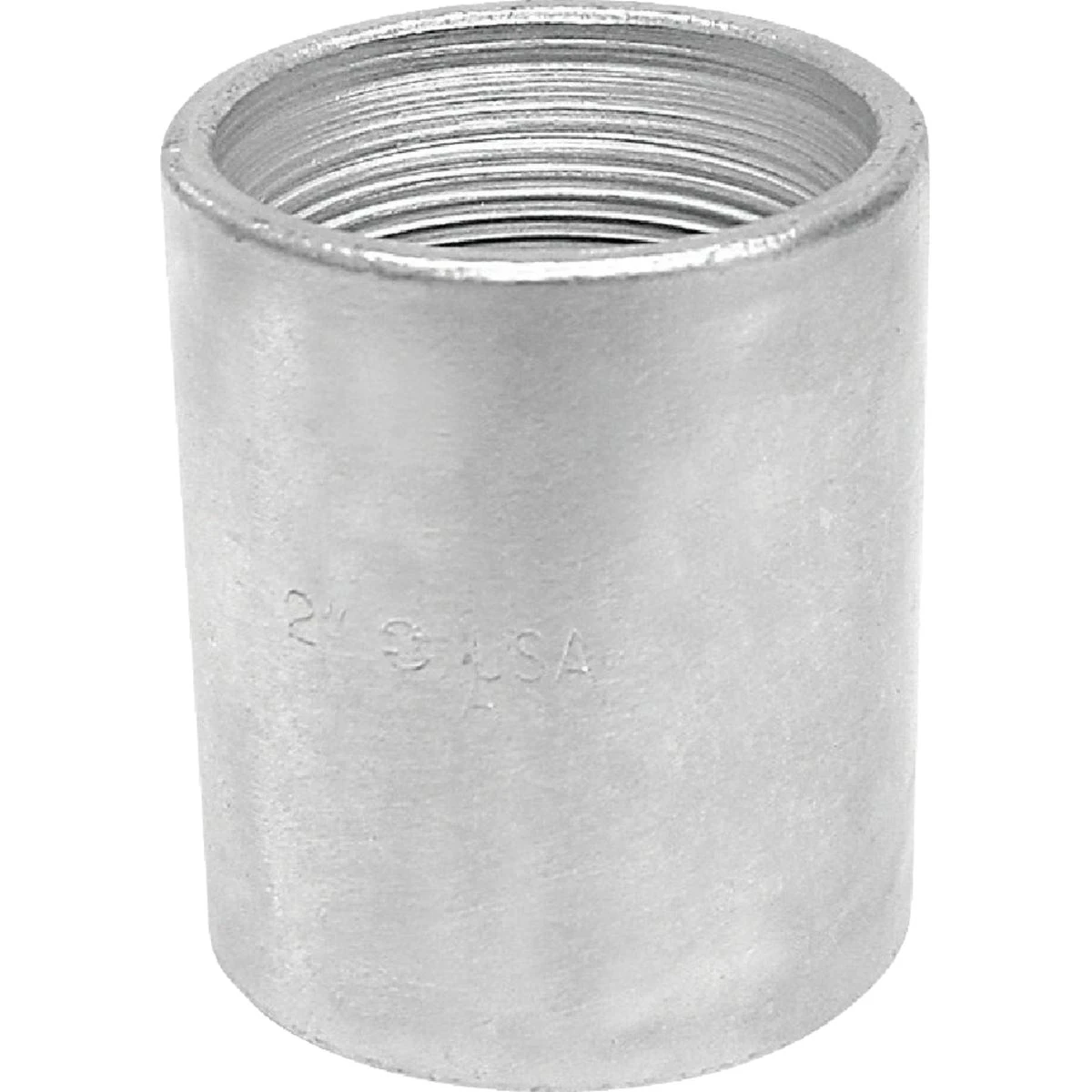 Galvanized Merchant Pipe Coupling, 1/2 In.