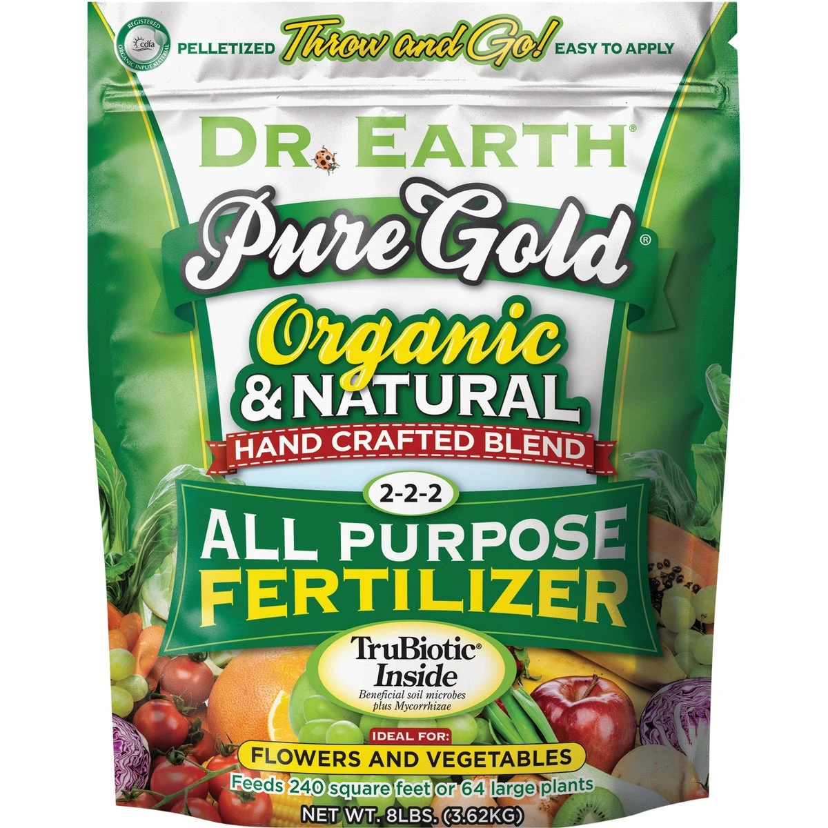 Pure Gold All-Purpose Fertilizer, 8 Lb.