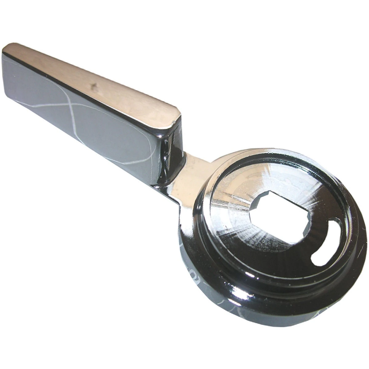 Shower & Lavatory Handle, Single-Lever, Chrome-Plated Metal