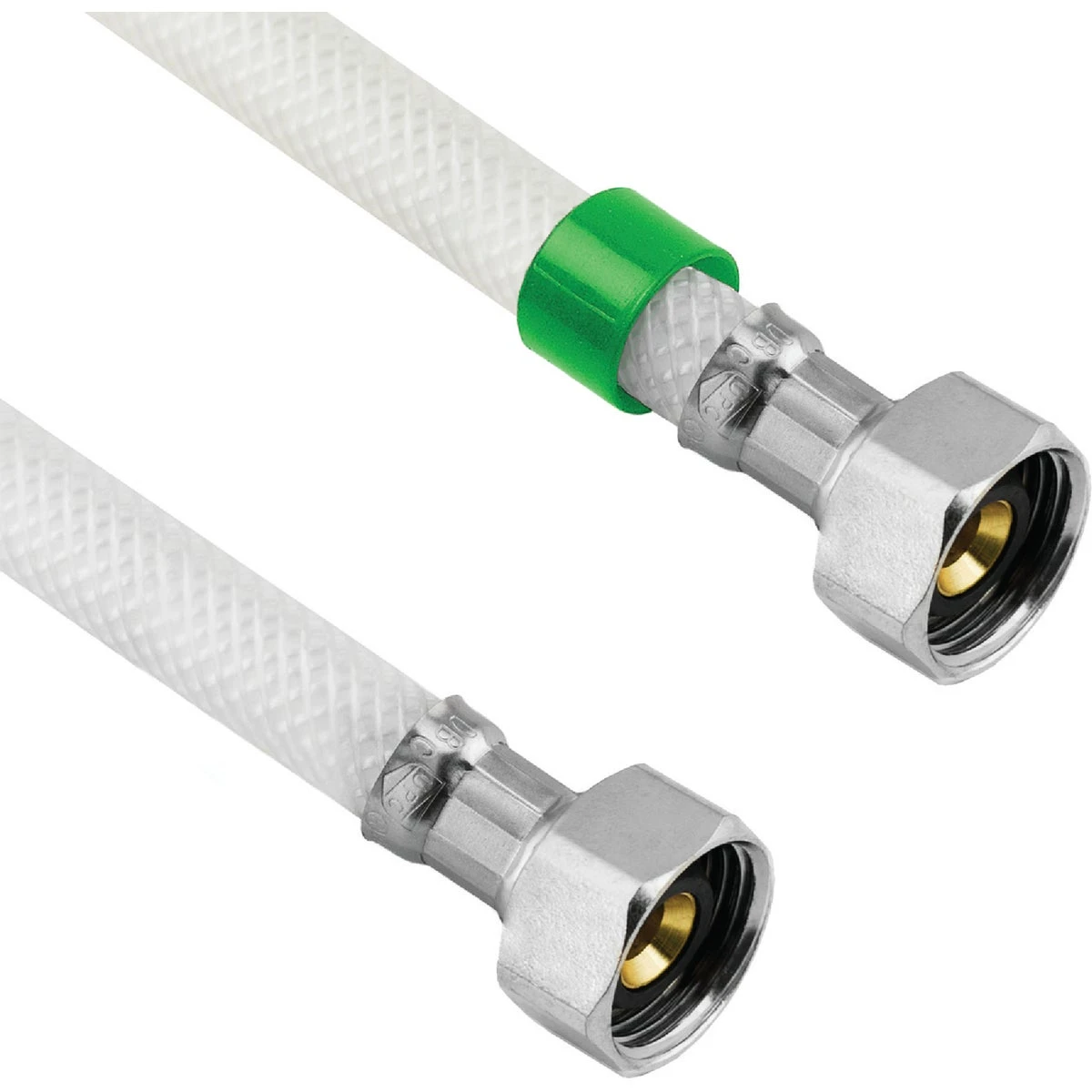 Faucet Connector, Flexible Poly, 1/2 IP x 1/2 IP x 36 In.