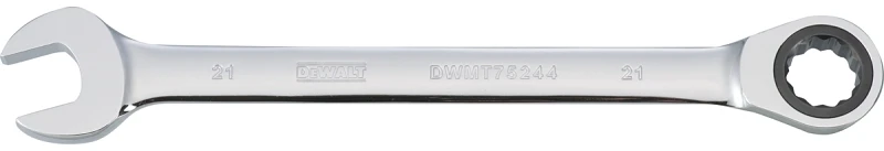 Metric Ratcheting Combination Wrench, Long-Panel, 21mm