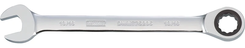 SAE Ratcheting Combination Wrench, Long-Panel, 13/16 In.