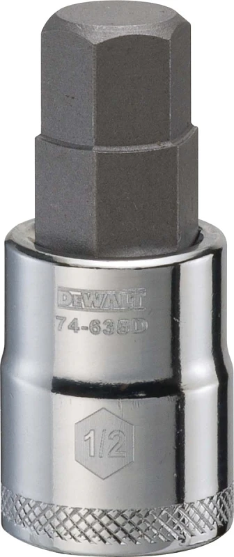 Hex Bit Socket, 1/2 In., 3/8 In. Drive