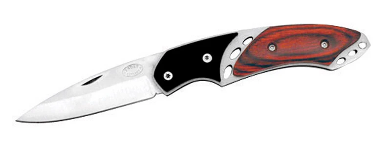 Boxer Pocket Knife, Red Pakkawood Handle, 2.5-In. Blade