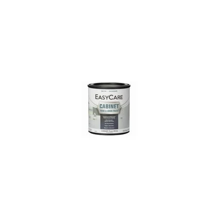 Cabinet Door & Trim Paint, Satin White/Pastel Base, Acrylic Polyurethane, Qt.