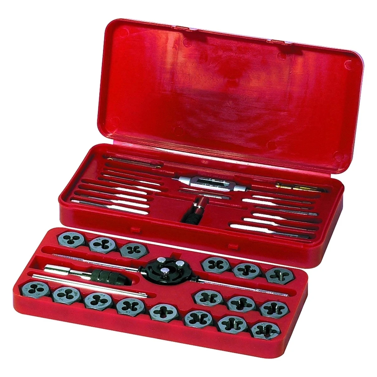 180222 Metric Tap And Hex Die Set - 40 Piece Comprehensive Tool Kit