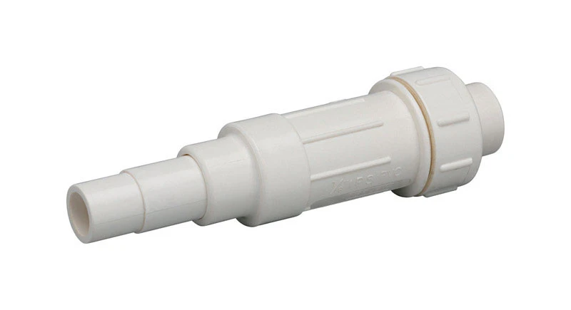 PVC solvent Weld Adjustable Repair Coupling, 1/2 In.