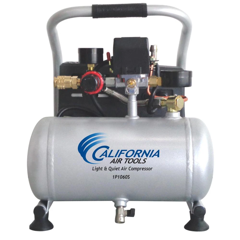 Ultra Quiet Portable Air Compressor With Panel, 56 dB, 1 Gallon