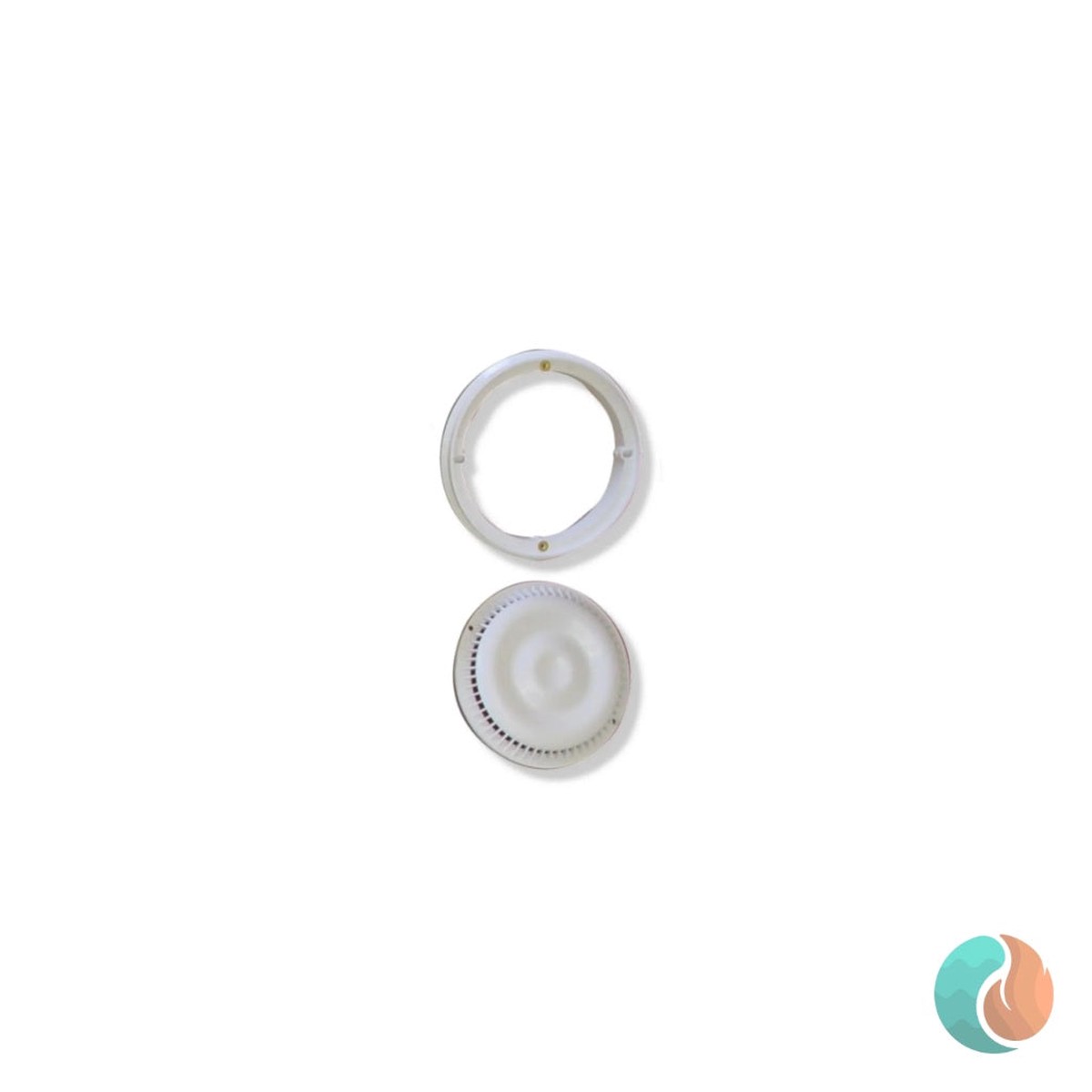 Afras Anti-Vortex Cover & Ring, White | 10064W