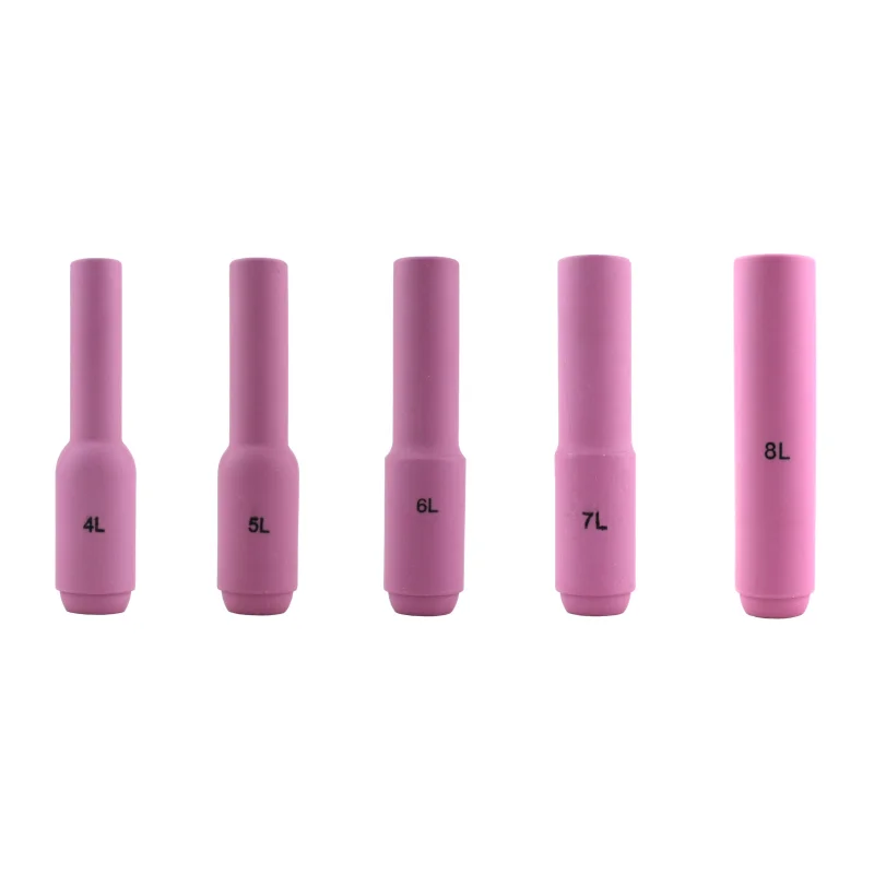 Alumina Nozzle Cups for TIG Welding Torches Series 17/18/26 with StandardSet-Up – Long
