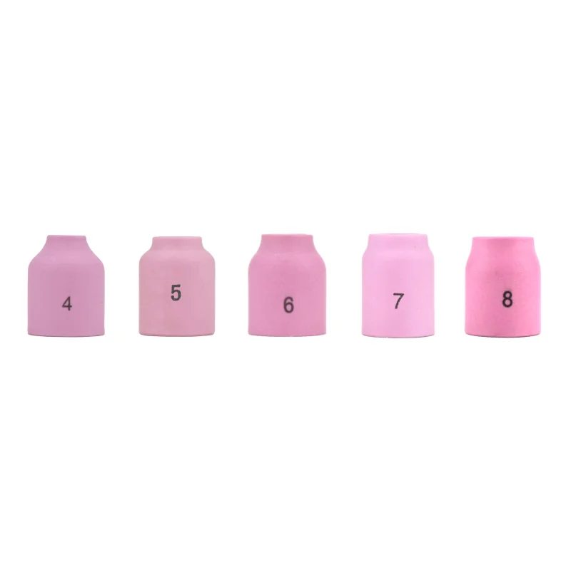 Alumina Nozzle Cups for TIG Welding Torches Series 9/20/25 with Gas Lens Set-Up