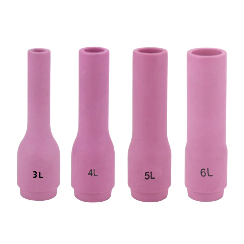 Alumina Nozzle Cups for TIG Welding Torches Series 9/20/25 with StandardSet-Up and 17/18/26 with Stubby Set-Up – Long