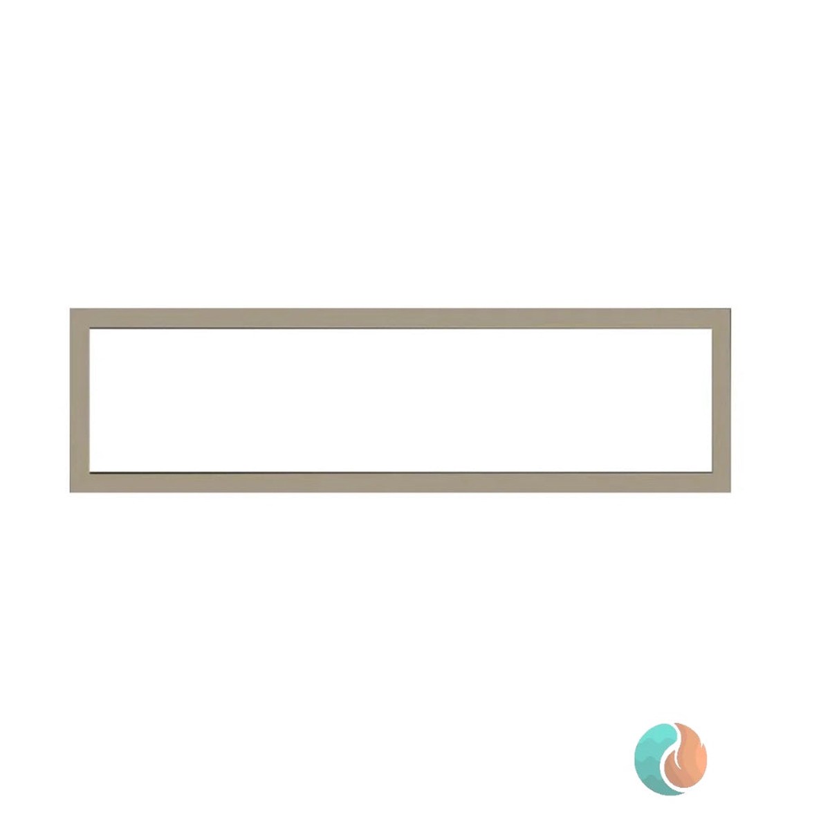 Amantii Symmetry Fireplace Surround, 34", Bronze | SYM-34-SURR-BRON