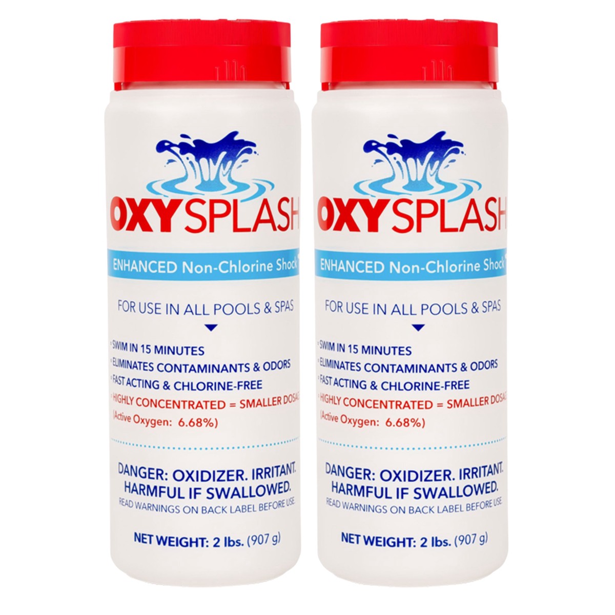 API OXSP2 Oxy Splash Swimming Pool Water Treatment Blend, 2 Pounds (2 Pack)