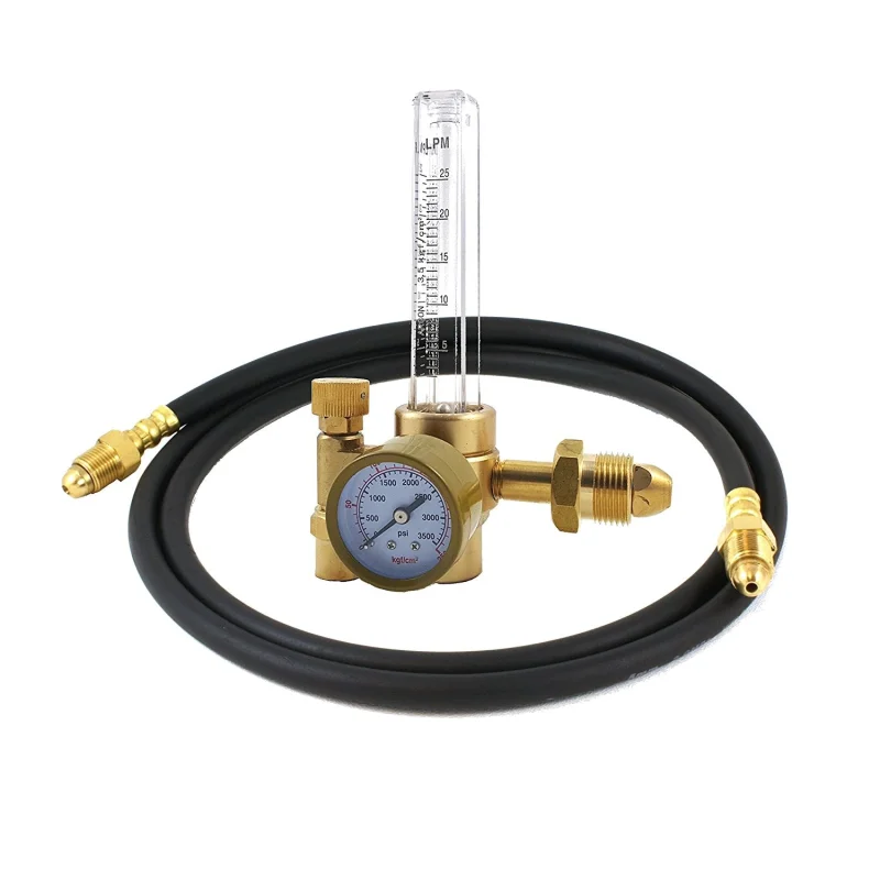 Argon CO2 – TIG MIG Flow Meter – Welding Regulator – Welder Gauge – CGA580 – MD