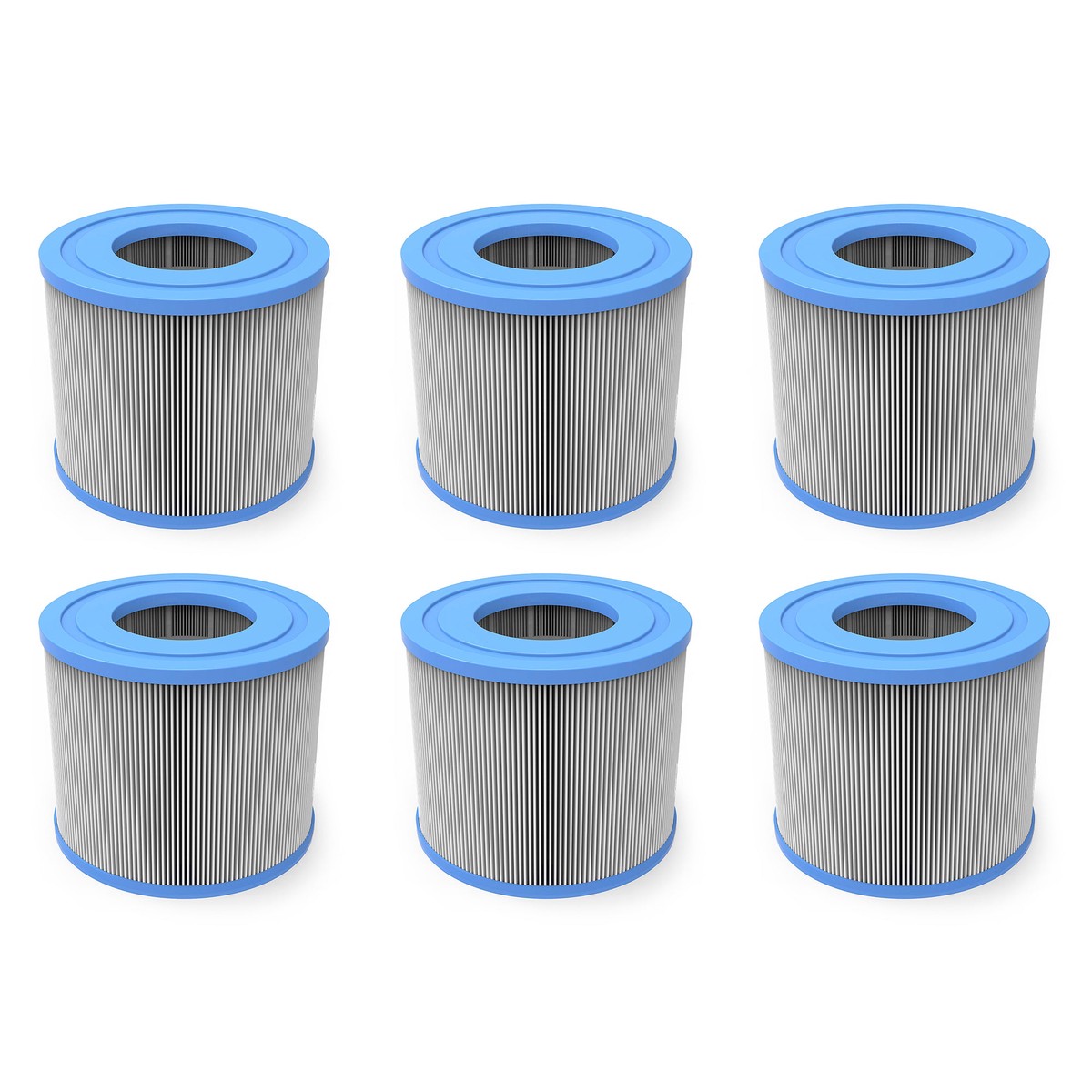 Avenli Professional Home SPA High Flow Water Filter Replacement Cartridge (6 Pk)