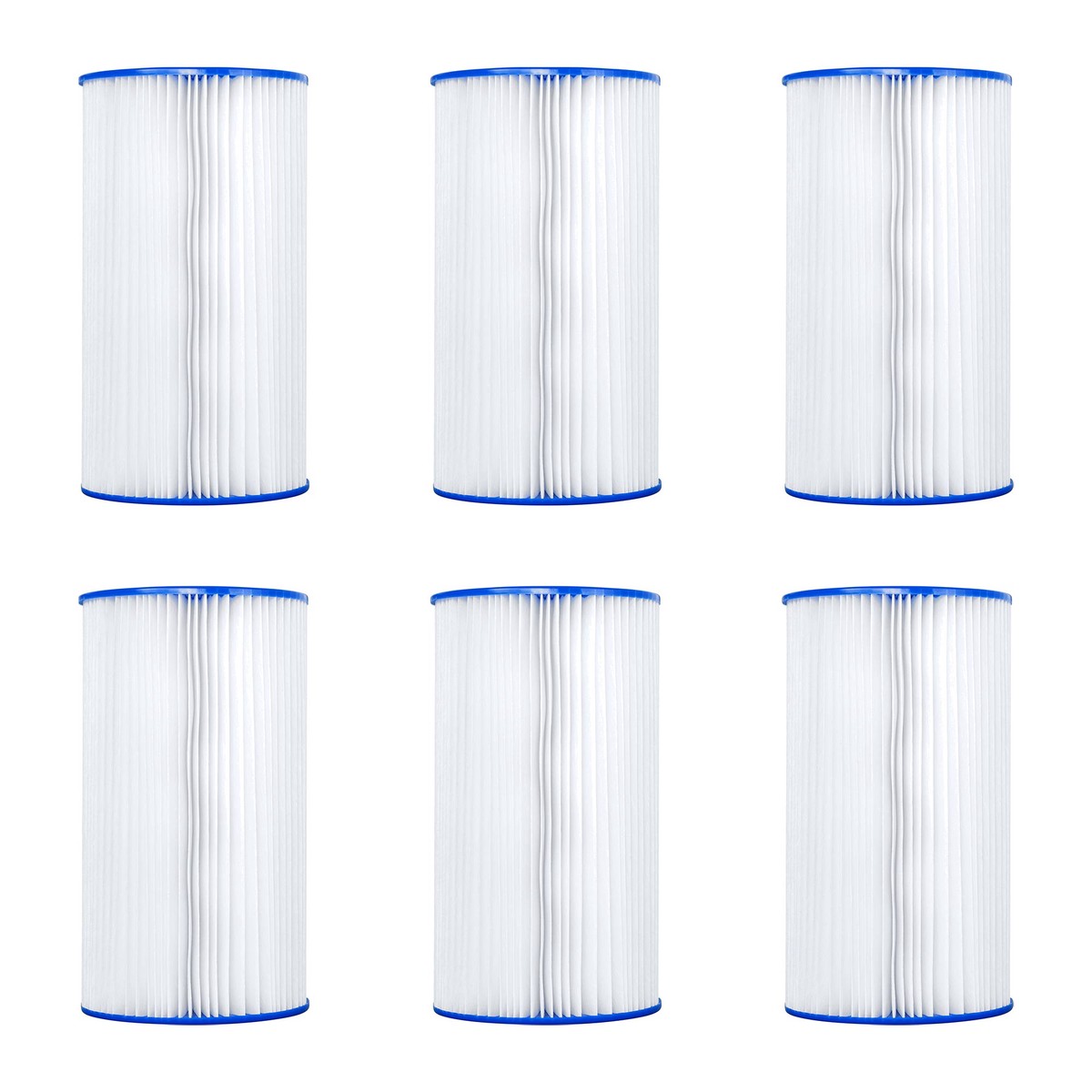 Bestway Flowclear Type IV & B Pool Filter Pump Replacement Cartridge (6 Pack)