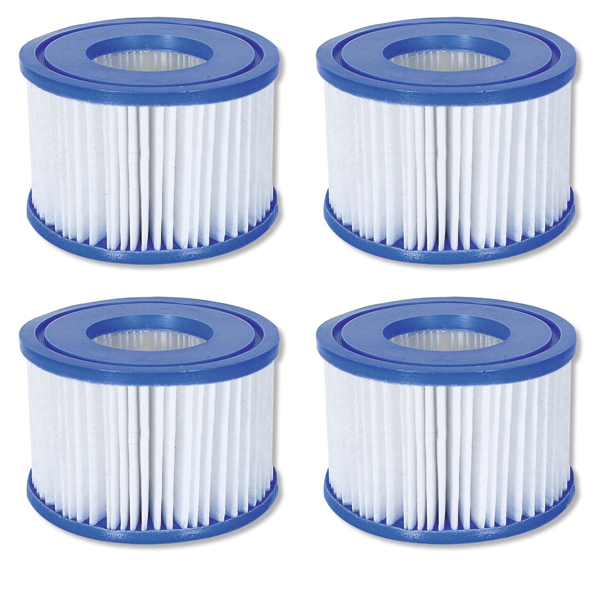 Bestway SaluSpa Hot Tub Filter Pump Type VI Replacement Cartridges (4 Pack)