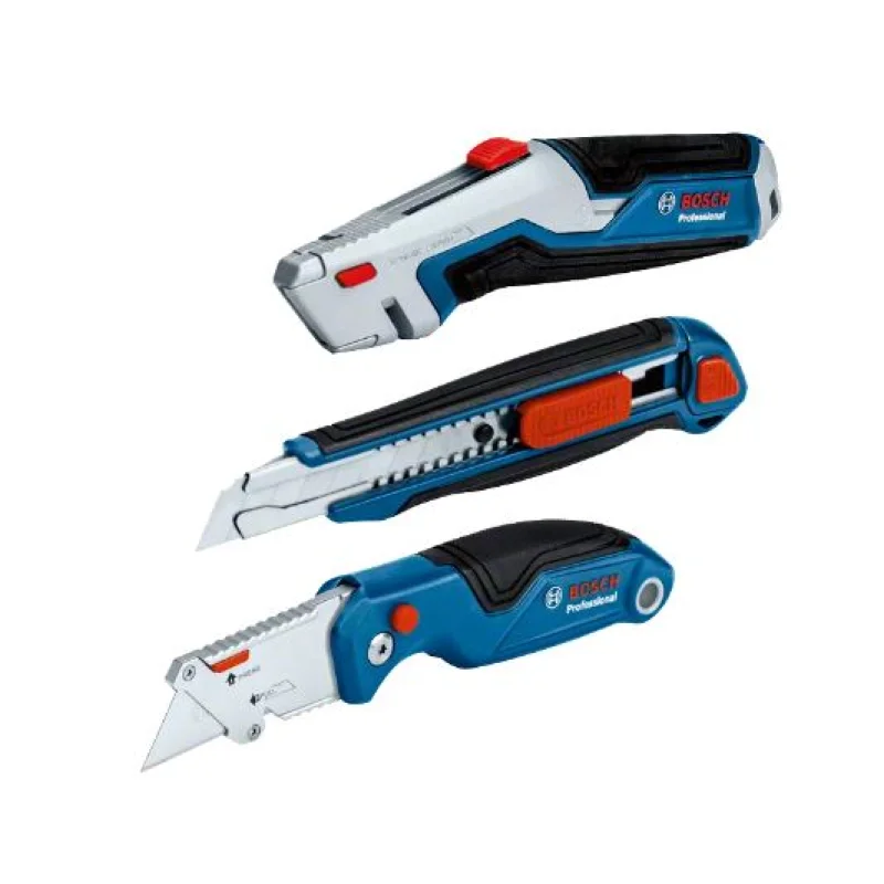 BOSCH 1600A027M4 Professional Retractable Cutter Knife Set
