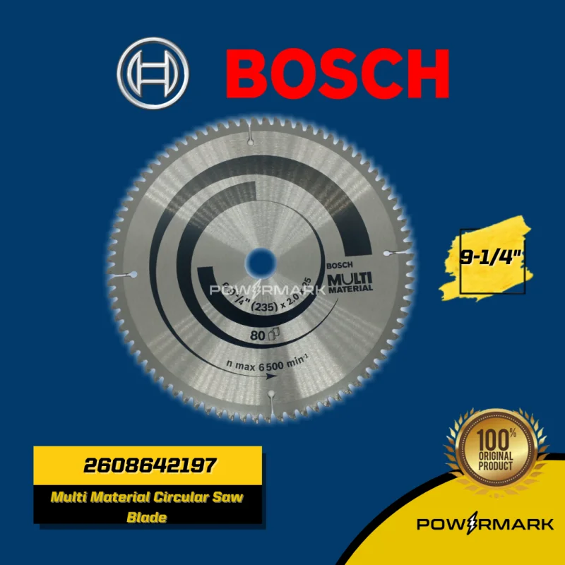 BOSCH 2608642197 Multi Material Circular Saw Blade 9-1/4″ (235 mm)