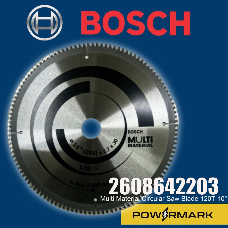 BOSCH 2608642203 Multi Material Circular Saw Blade 120T 10″