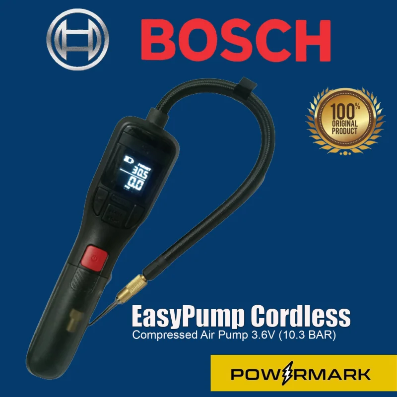 BOSCH EasyPump Cordless Compressed Air Pump 3.6V (10.3 BAR)