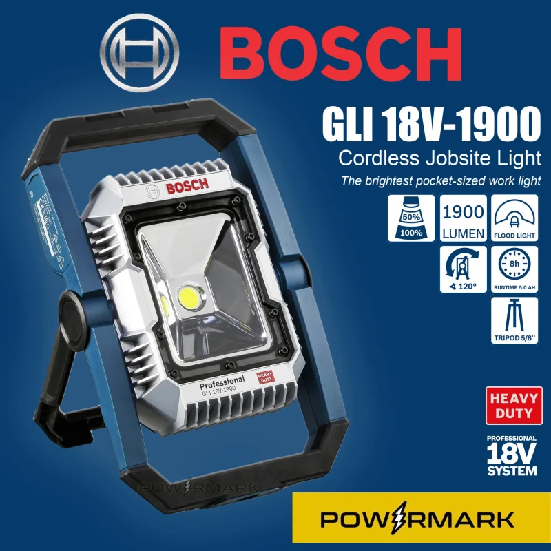 BOSCH GLI 18V-1900 Cordless Torch (Solo Tool)