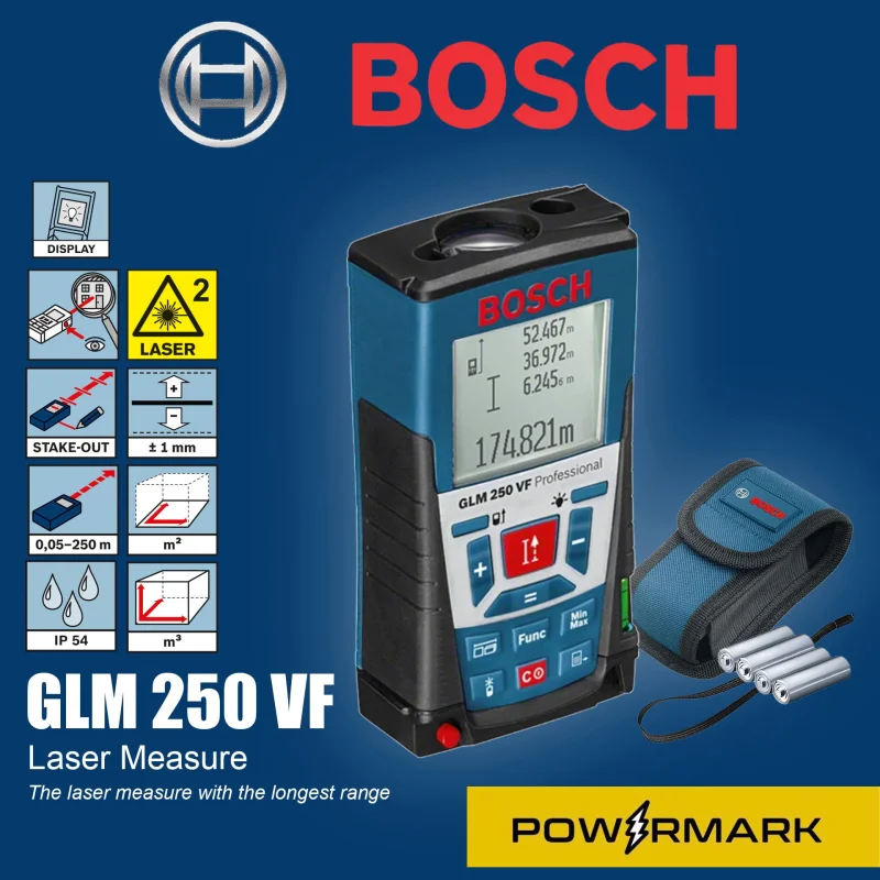 BOSCH GLM 250 VF Laser Range Finder