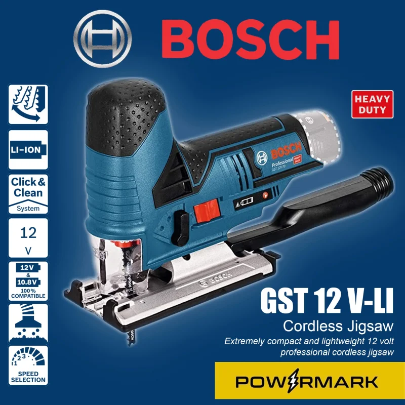 BOSCH GST 12V-Li Cordless Jig Saw (Bare Tool)