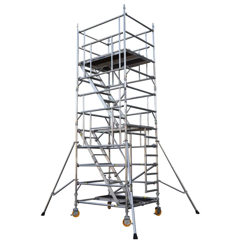 BoSS Evolution Stairway Tower with BoSS Multiguard–1450mm Wide – 12.4 m Platform Height